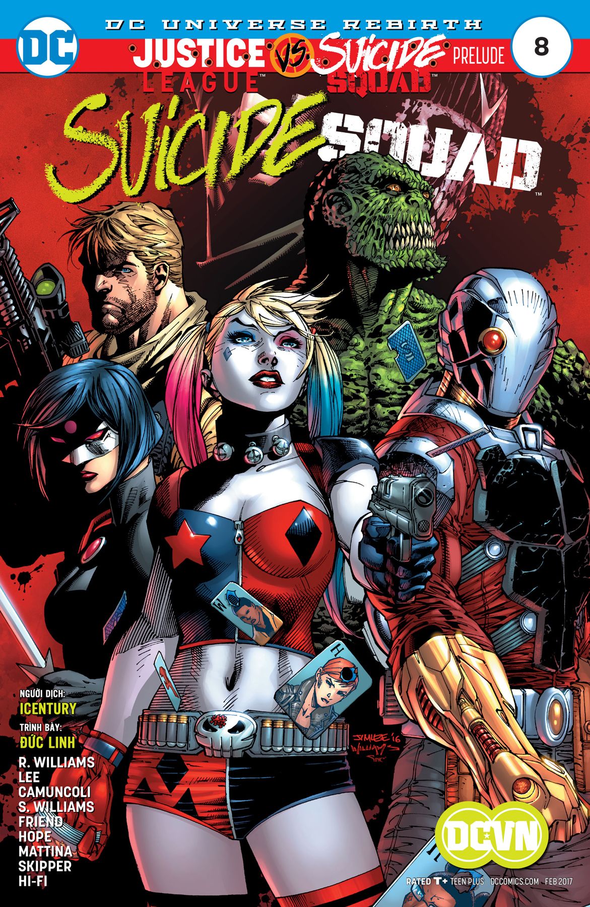 Bìa truyện Justice League Vs Suicide Squad (2017)