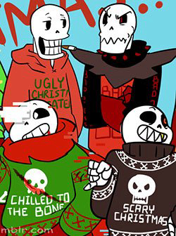 Bìa truyện Christmas party AU comic undertale