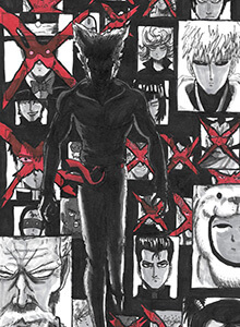 Bìa truyện Trận chiến giữa Saitama và Quỷ Nhân