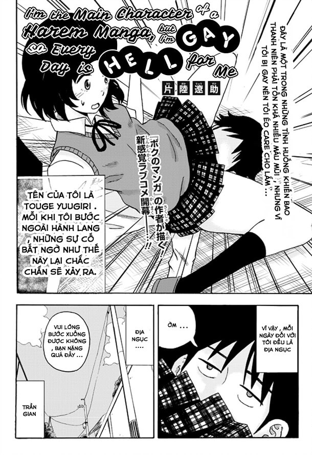 Bìa truyện Tôi là Main của một bộ manga Harem , nhưng tôi lại là Gay