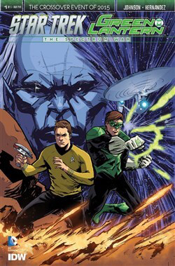 Bìa truyện Star Trek/Green Lantern: The Spectrum War