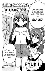 Bìa truyện Ojou-sama wa Otoko no Ko