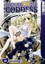 Bìa truyện Because I'm the Goddess